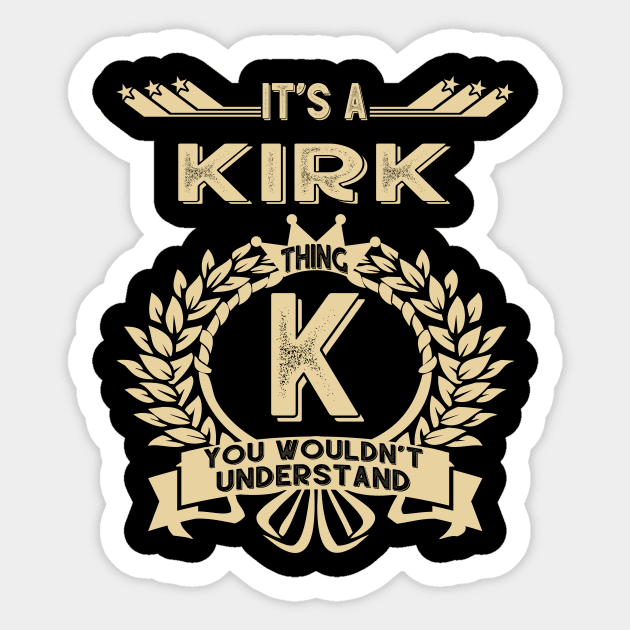 Kirk Sticker by GrimdraksJokes